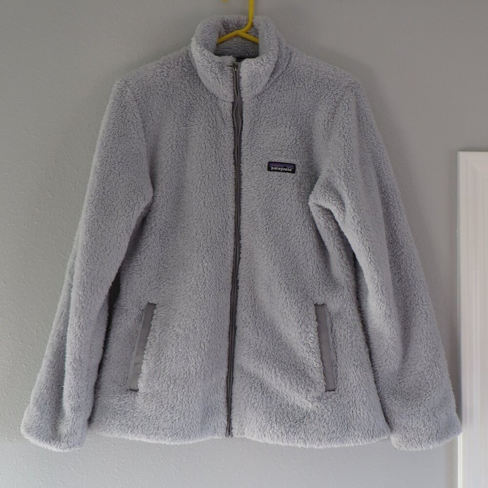 Patagonia® Worn Wear Womens Los Gatos Jacket Size L Gray Zipper Fleece #25210